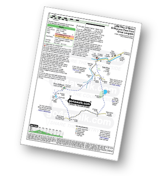 Walk route map with easy-to-follow route instructions for walk c298 Pike of Blisco (Pike o' Blisco) and Wrynose Pass from The Old Dungeon Ghyll, Great Langdale pdf