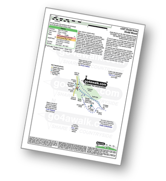 Walk route map with easy-to-follow route instructions for walk c327 Dodd (Skiddaw) from Dodd Wood pdf