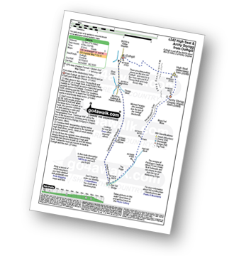 Walk route map with easy-to-follow route instructions for walk c342 High Seat (Mallerstang) from Outhgill pdf