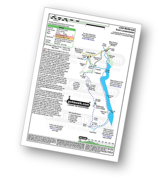 Walk route map with easy-to-follow route instructions for walk c354 Mellbreak from Lanthwaite Wood pdf