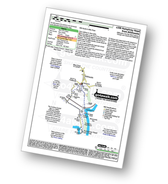 Walk route map with easy-to-follow route instructions for walk c356 Humphrey Head from Allithwaite pdf