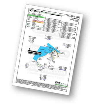 Walk route map with easy-to-follow route instructions for walk c359 Arnside Knott from Arnside (Morecambe Bay) pdf