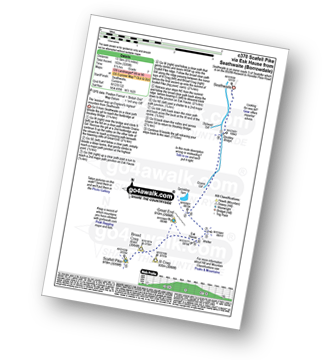 Walk route map with easy-to-follow route instructions for walk c370 Scafell Pike from Seathwaite (Borrowdale) pdf