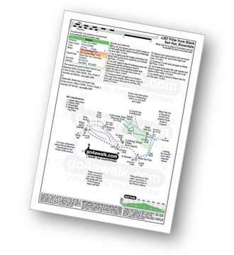 Walk route map with easy-to-follow route instructions for walk c387 Pillar from Black Sail Hut pdf