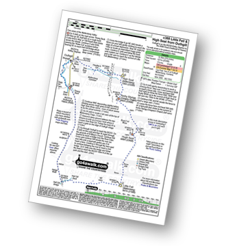 Walk route map with easy-to-follow route instructions for walk c388 Little Fell (Mallerstang) and High Seat from Outhgill pdf