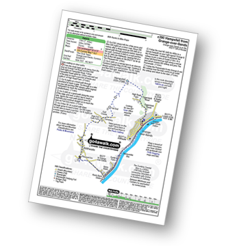 Walk route map with easy-to-follow route instructions for walk c390 Hampsfell from Grange-over-Sands pdf