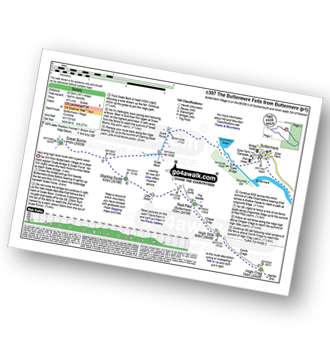 Walk route map with easy-to-follow route instructions for walk c397 The Buttermere Fells from Buttermere pdf