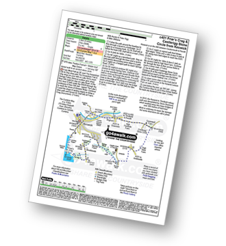 Walk route map with easy-to-follow route instructions for walk c401 Friar's Crag and Castlerigg StoneCircle from Keswick pdf