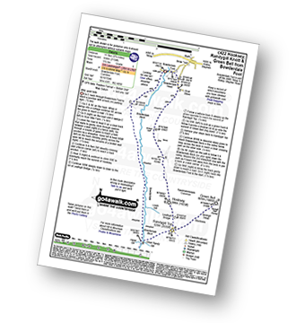 Walk route map with easy-to-follow route instructions for walk c422 Hooksey, Randygill Top and Green Bell from Bowderdale Foot pdf