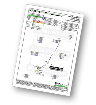 Walk route map with easy-to-follow route instructions for walk c448 Renwick Fell (Thack Moor) from Renwick pdf