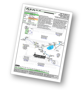 Walk route map with easy-to-follow route instructions for walk c461 Great Sca Fell and Knott from Over Water pdf