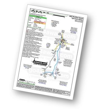 Walk route map with easy-to-follow route instructions for walk c483 The River South Tyne from Alston pdf