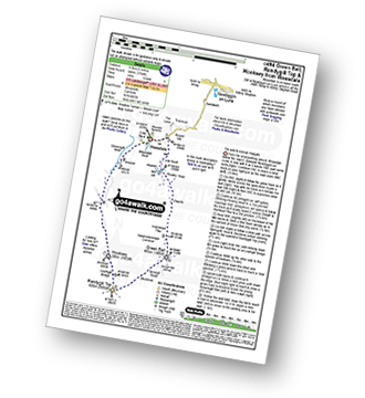 Map with easy-to-follow route details for walk c494 Green Bell, Randygill Top and Hooksey from Weasdale pdf