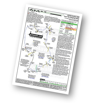 Walk route map with easy-to-follow route instructions for walk ch104 Croker Hill from The Hanging Gate pdf