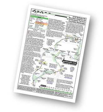 Walk route map with easy-to-follow route instructions for walk ch107 Bulkeley Hill, Raw Head, Bickerton Hill and The Sandstone Trail from Higher Burwardsley pdf