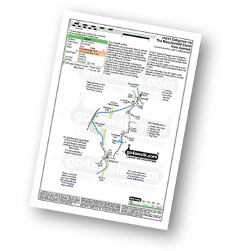 Map with easy-to-follow route details for walk ch241 Oakgrove via The Macclesfield Canal from Gurnett pdf