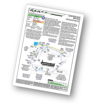 Walk route map with easy-to-follow route instructions for walk cw119 Tryfan from Glan Dena, Llyn Ogwen pdf