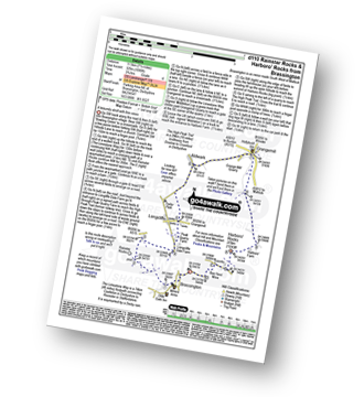 Walk route map with easy-to-follow route instructions for walk d110 Rainster Rocks and Harboro' Rocks from Brassington pdf