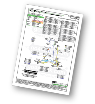 Walk route map with easy-to-follow route instructions for walk d112 Lantern Pike from Hayfield pdf