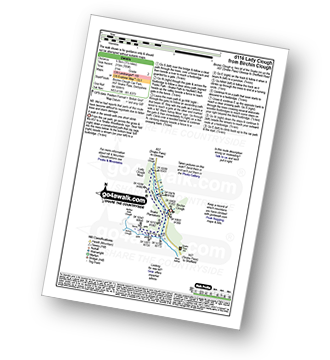 Walk route map with easy-to-follow route instructions for walk d116 Lady Clough from Birchin Clough pdf