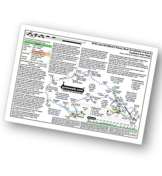 Walk route map with easy-to-follow route instructions for walk d118 Lose Hill (Ward's Piece), Back Tor (Hollins Cross) and Castleton from Hope pdf