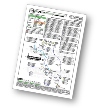 Walk route map with easy-to-follow route instructions for walk d131 The Tissington Trail, Thorpe and Mappleton (aka Mapleton) from Mappleton Lane (Ashbourne) pdf