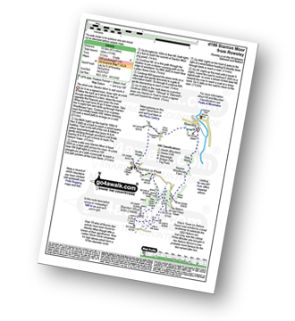 Map with easy-to-follow route details for walk d199 Stanton Moor from Rowsley pdf