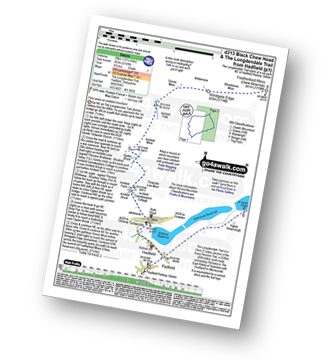 Walk route map with easy-to-follow route instructions for walk d213 Black Chew Head (Laddow Rocks) and The Longdenden Trail from Hadfield pdf