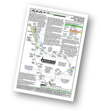 Walk route map with easy-to-follow route instructions for walk d325 Rowsley and Stanton in the Peak from Bakewell pdf