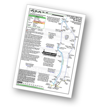 Walk route map with easy-to-follow route instructions for walk de101 Higher White Tor and Rough Tor from Two Bridges pdf