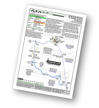 Walk route map with easy-to-follow route instructions for walk de104 South Hessary Tor and Black Tor from Princetown pdf