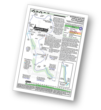 Walk route map with easy-to-follow route instructions for walk dg108 Moorbrock Hill and Windy Standard from Craigengillan pdf