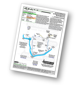 Map with easy-to-follow route details for walk do142 St Aldhelm's Head (St Alban's Head) from Worth Matravers pdf