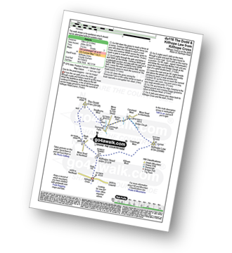 Walk route map with easy-to-follow route instructions for walk du116 The Dodd and Killhope Law from Killhope Cross pdf