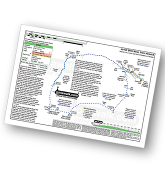 Walk route map with easy-to-follow route instructions for walk du126 Bink Moss from Holwick pdf