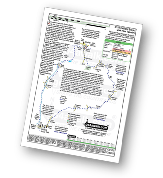 Walk route map with easy-to-follow route instructions for walk e152 Hatfield Broad Oak from Takeley pdf