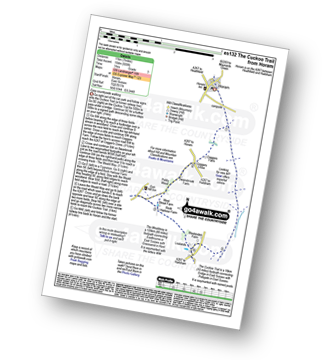 Walk route map with easy-to-follow route instructions for walk es132 The Cuckoo Tail from Horam pdf