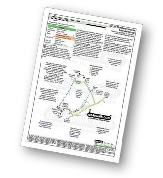 Walk Route Map gl126 Chastleton House from Adlestrop