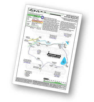 Walk route map with easy-to-follow route instructions for walk gw138 Arenig Fawr (Moel Yr Eglwys) via Llyn Arenig Fawr from Pont Rhyd-y-Fen pdf