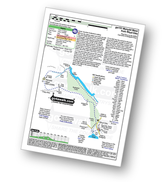 Walk route map with easy-to-follow route instructions for walk gw151 Mynydd Mawr (Llyn Cwellyn) from Rhyd Ddu pdf