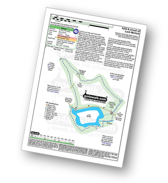 Walk route map with easy-to-follow route instructions for walk h222 A circuit of Loch Morlich pdf