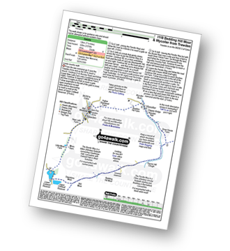 Walk route map with easy-to-follow route instructions for walk l119 Bedding Hill Moor and Wycoller from Trawden pdf