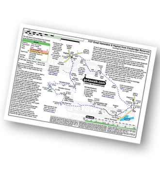 Walk route map with easy-to-follow route instructions for walk l137 Great Hameldon and Hapton from Clowbridge Reservoir pdf