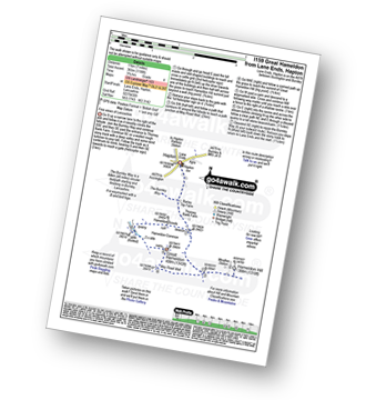 Walk route map with easy-to-follow route instructions for walk l159 Great Hameldon from Lane Ends, Hapton pdf