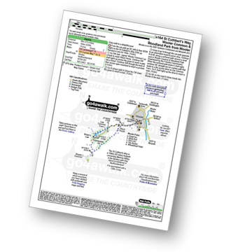 Walk route map with easy-to-follow route instructions for walk n164 St Cuthbert's Way, Wooler Common and Woodland Park from Wooler pdf