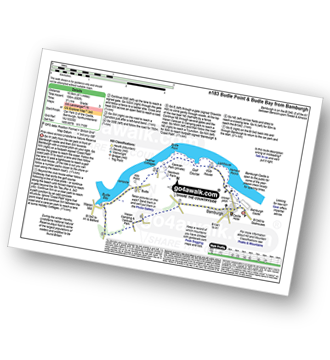 Walk route map with easy-to-follow route instructions for walk n183 Budle Bay from Bamburgh pdf