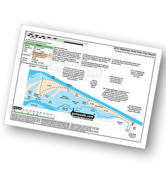 Walk Route Map nf151 Blakeney Point from Cley Beach