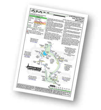 Walk route map with easy-to-follow route instructions for walk ny105 Whitestone Cliff from The Kilburn White Horse pdf