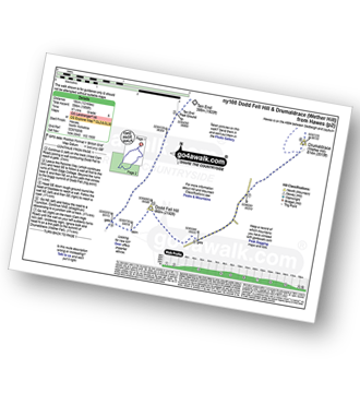 Walk route map with easy-to-follow route instructions for walk ny108 Dodd Fell Hill and Drumaldrace (Wether Fell) from Hawes pdf