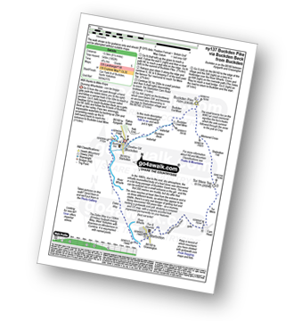 Walk route map with easy-to-follow route instructions for walk ny137 Buckden Pike via Buckden Beck from Buckden pdf